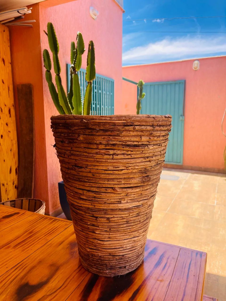 Cestos rústicas decorativas