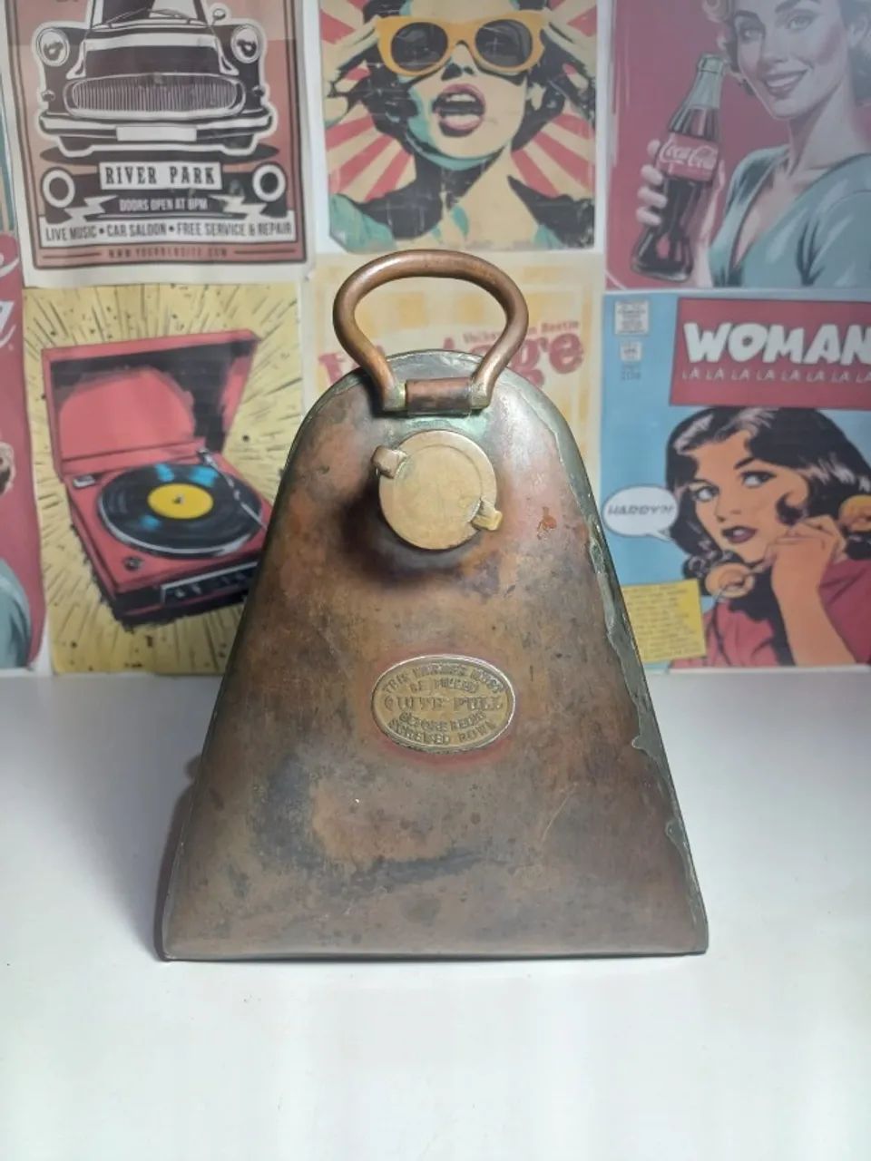 Tanque de cobre aquecedor (não consegui abrir) peça antiguíssima 