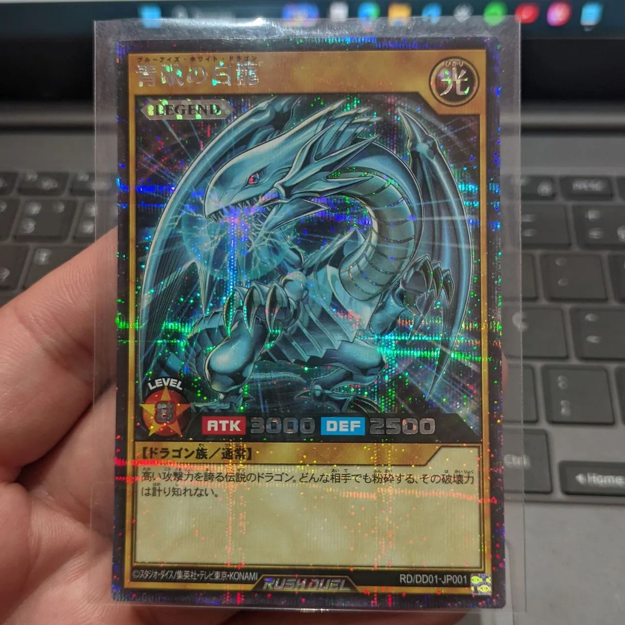 Blue-Eyes White Dragon/Dragão Branco de Olhos Azuis - RD/DD01-JP001