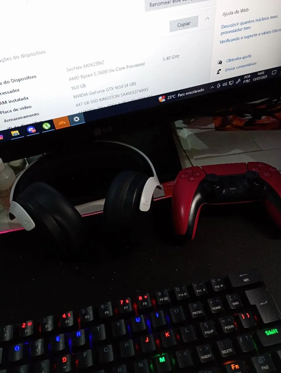 PC Gamer com LED RGB e Design Moderno - Foto 2