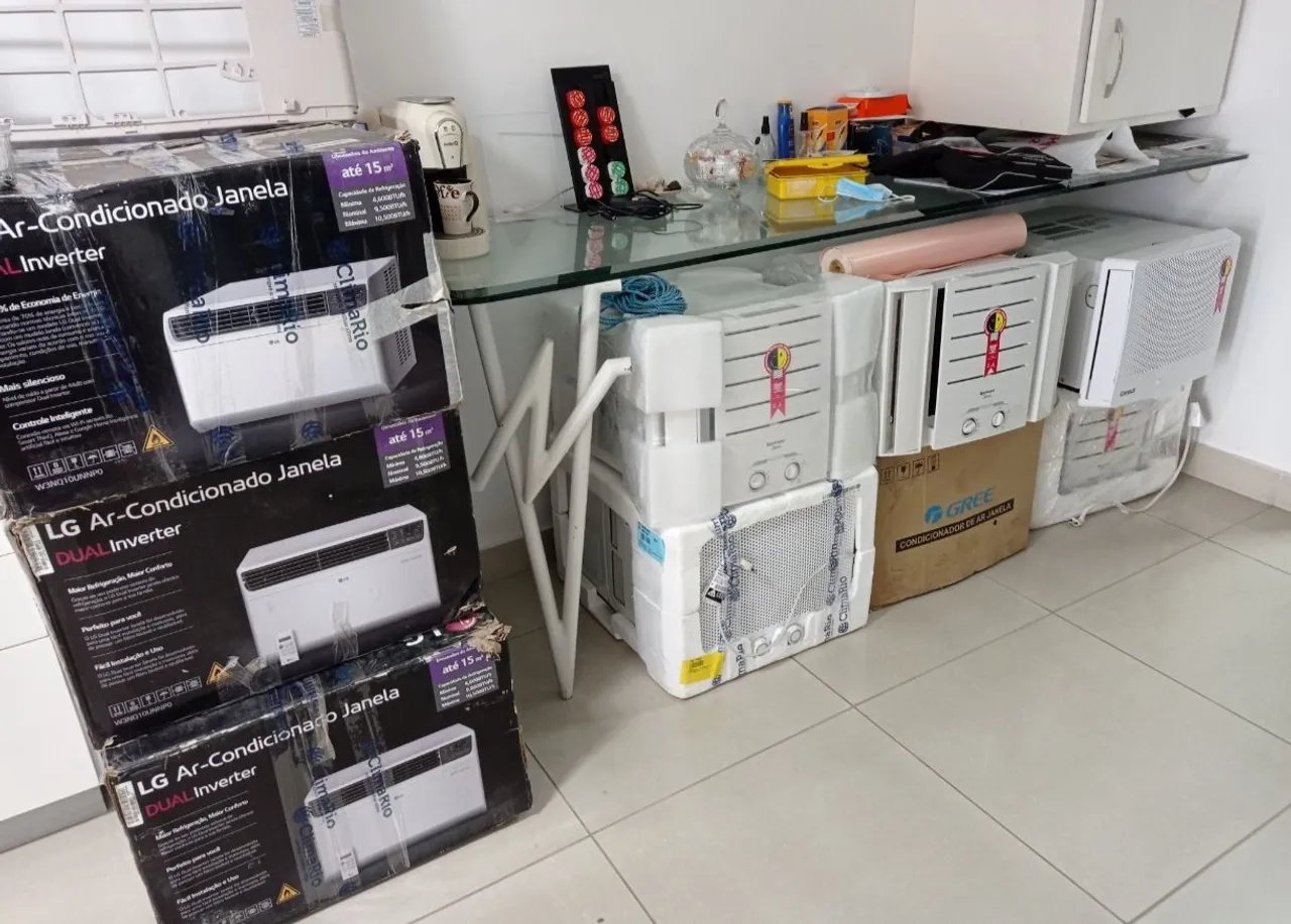 Ar Janela 7500 BTUs a 30.000 BTUs + Novo + Nota + Garantia+ Cartão 12x!!!