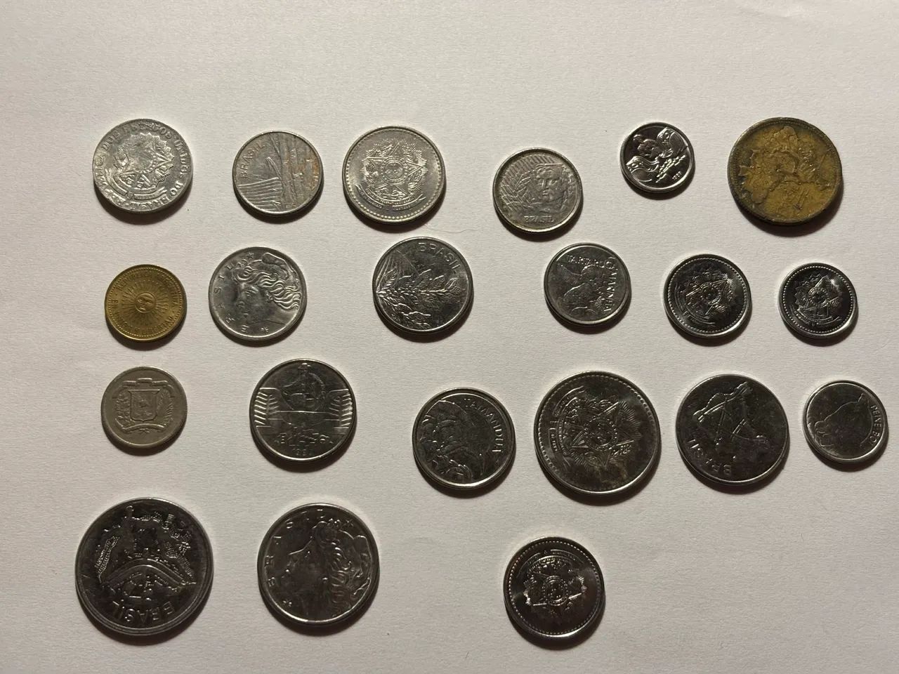 Conjunto de Moedas Antigas do Brasil - Foto 2