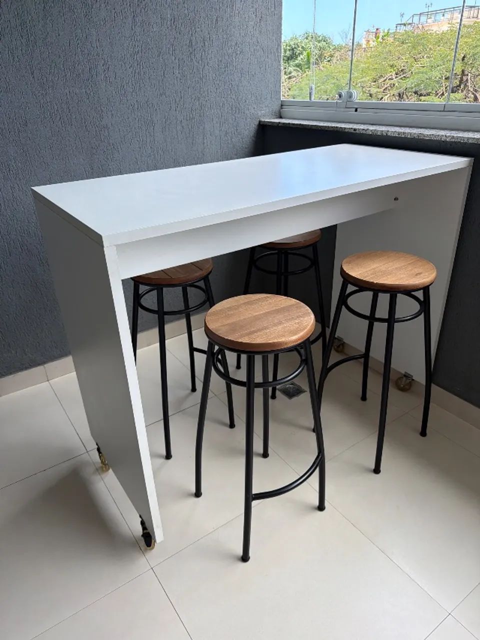 Bancada planejada MDF + banqueta  - Foto 2