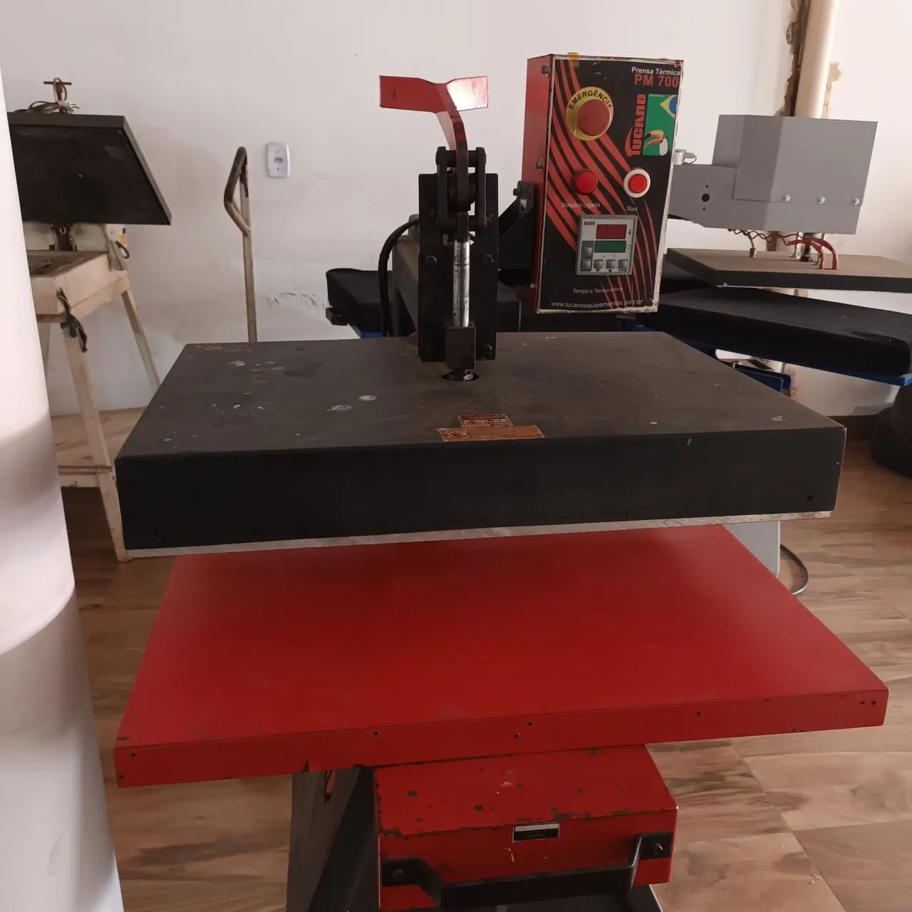 Prensa termica manual  70x50