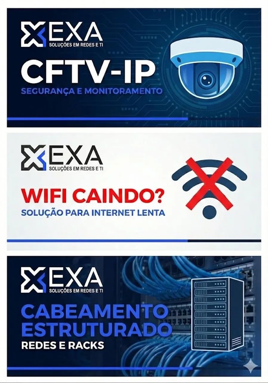 Projetos de Redes - Wi-Fi - CFTV