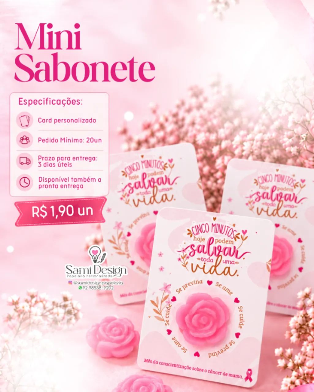 Brindes Outubro Rosa - Foto 2