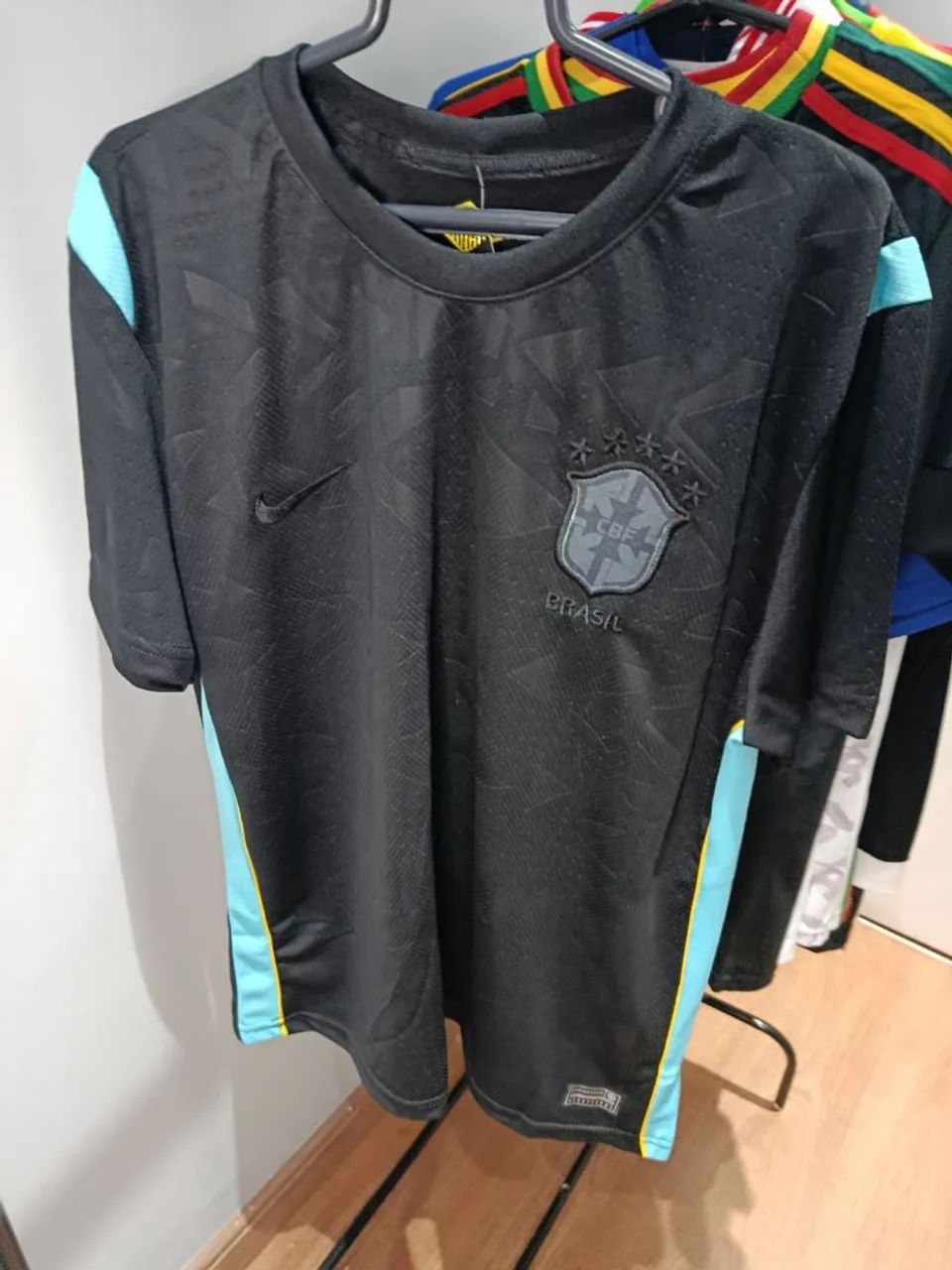 Camisa seleção brasileira Preta  - Foto 2