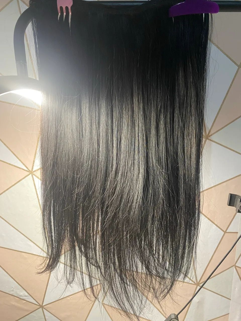 Cabelo humano 60cm