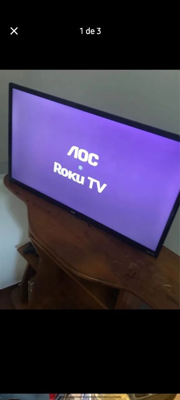 Vende-se TV Aoc Roku 32" - Foto 2
