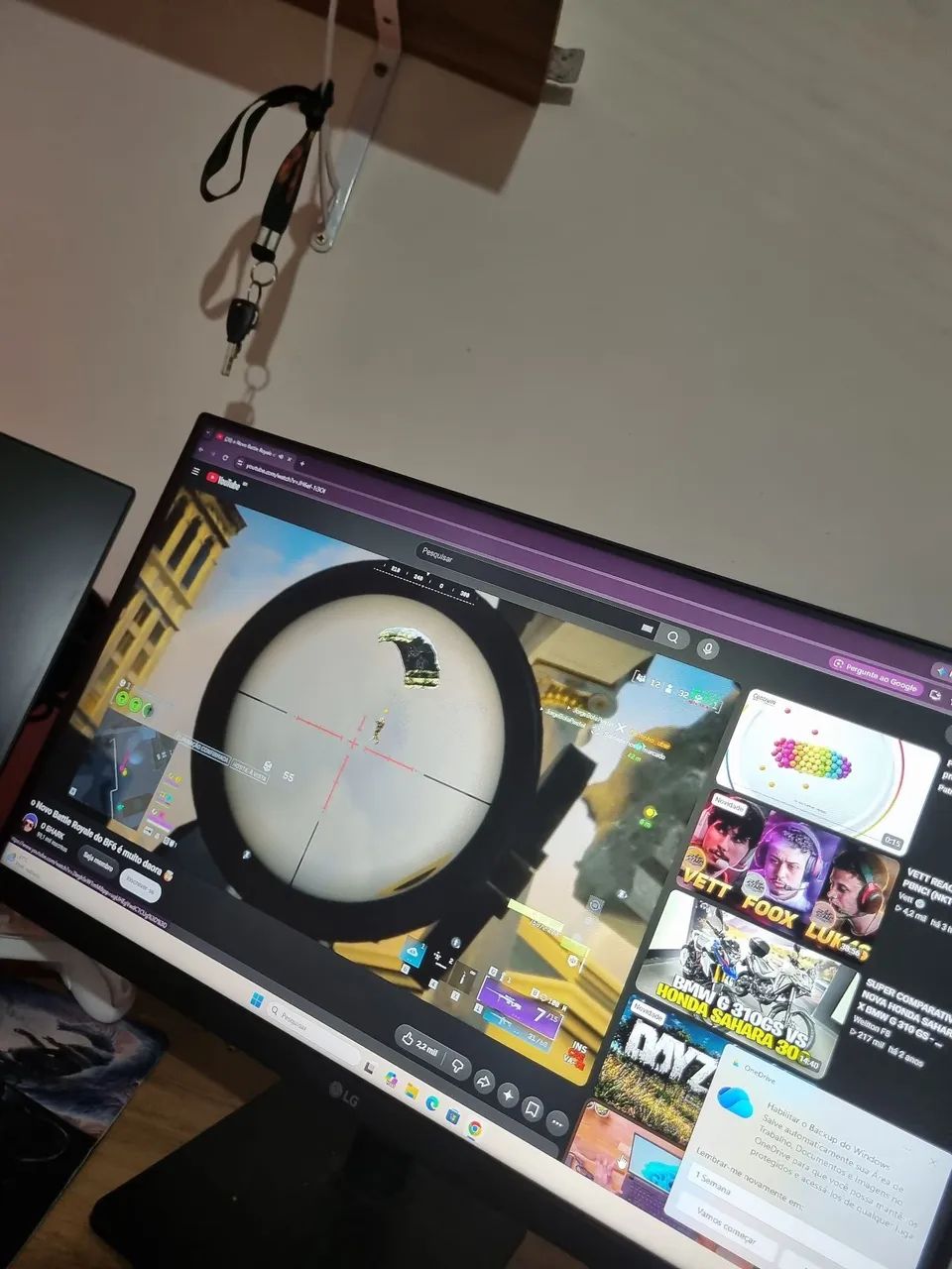 Monitor gamer LG 24 polegadas