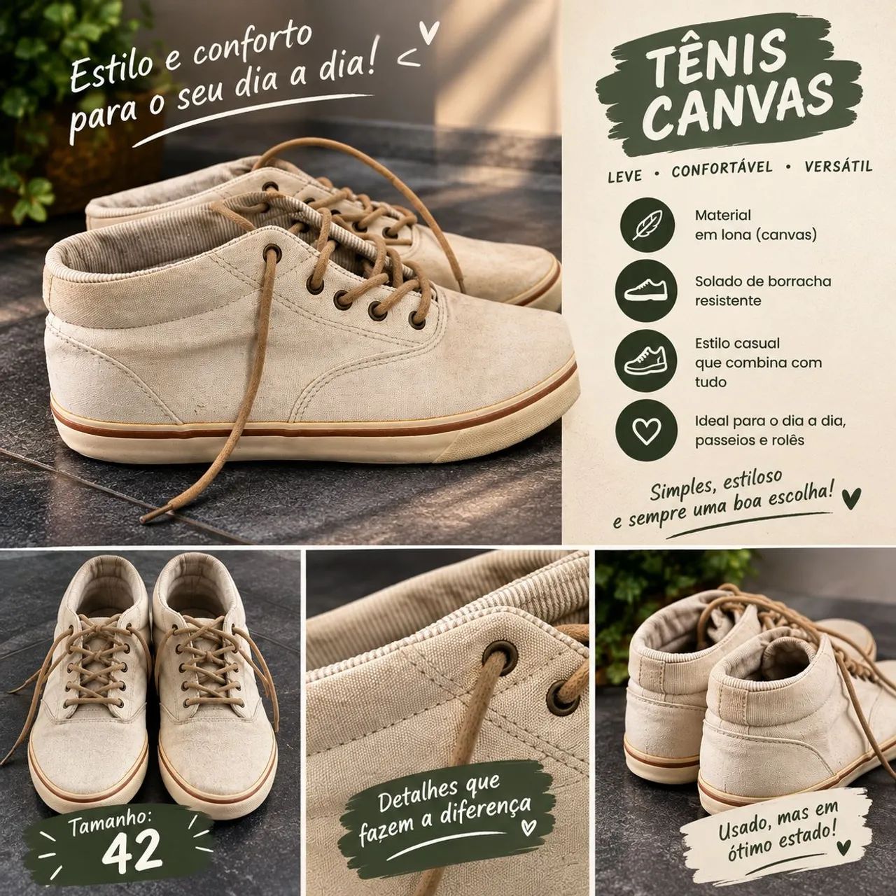 Tênis pouco usado