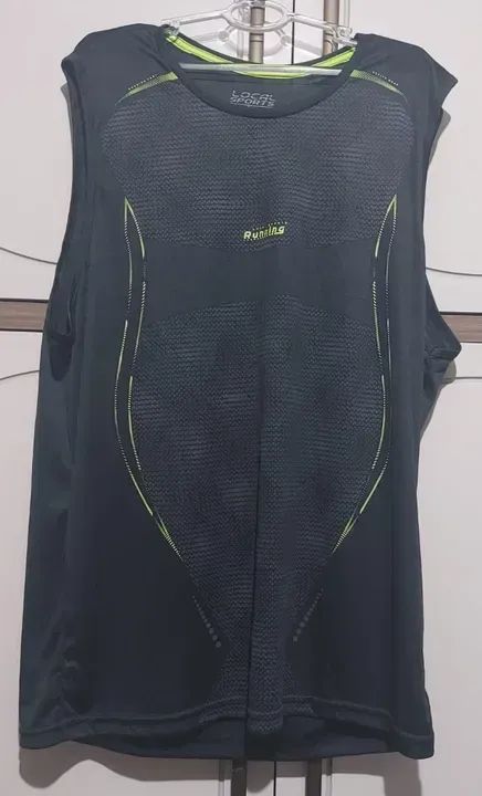 camiseta regata machao preta dri fit local sport - Foto 2