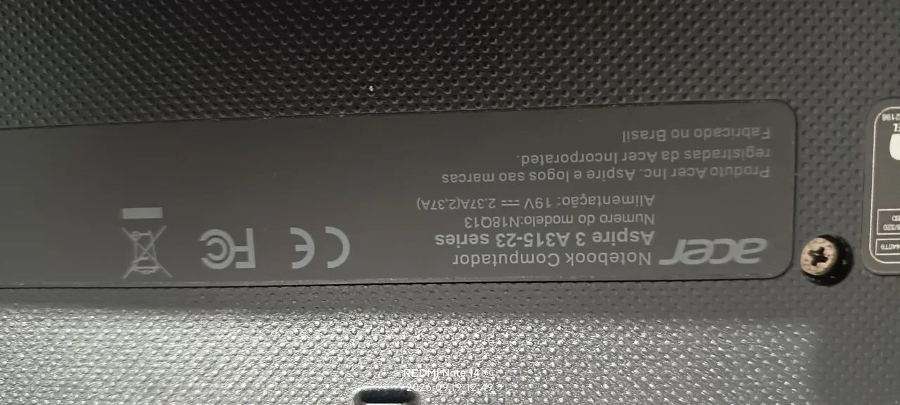 Notebook Acer Aspire 3