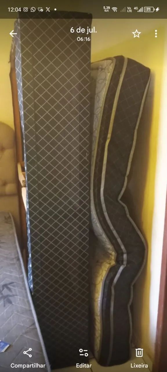 Vendo cama box casal 