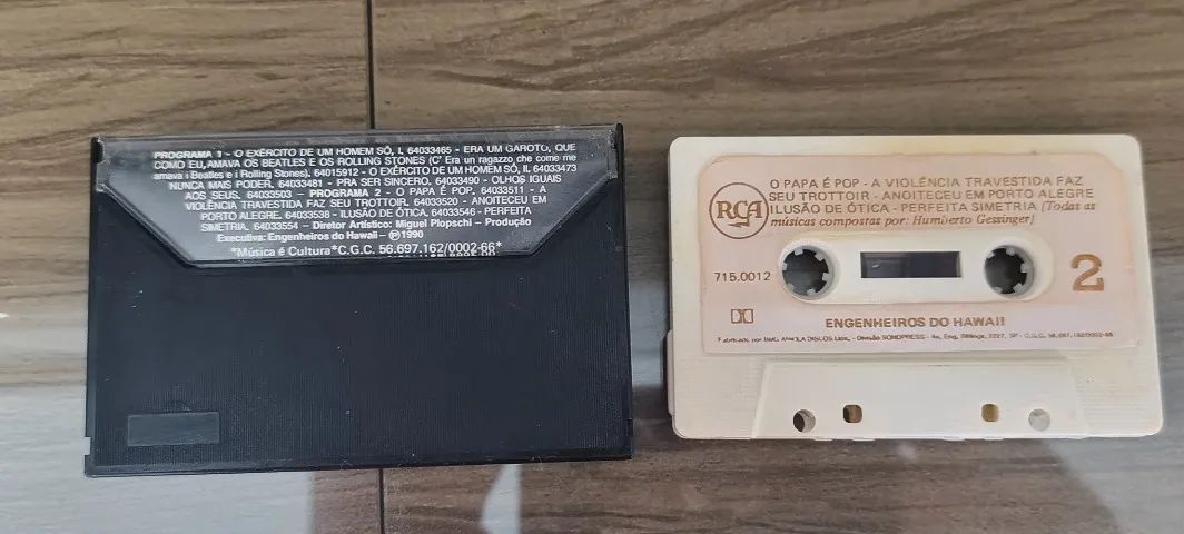 Fita K7 Engenheiros Do Hawai - O Papa É Pop (1990) - Foto 4