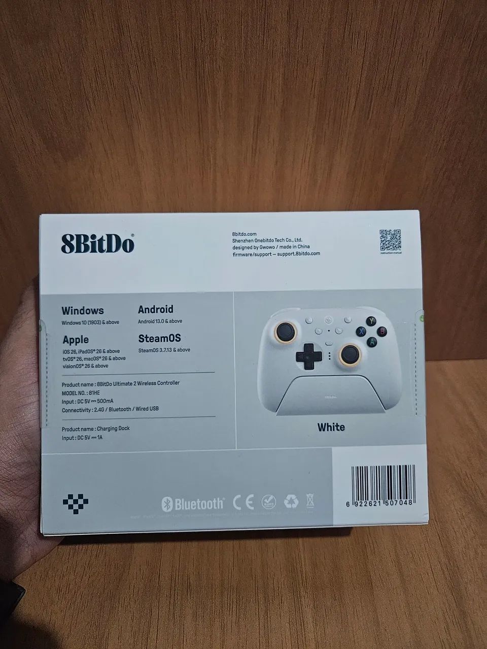 Controle 8bitdo ultimate 2 Branco Lacrado - Foto 2