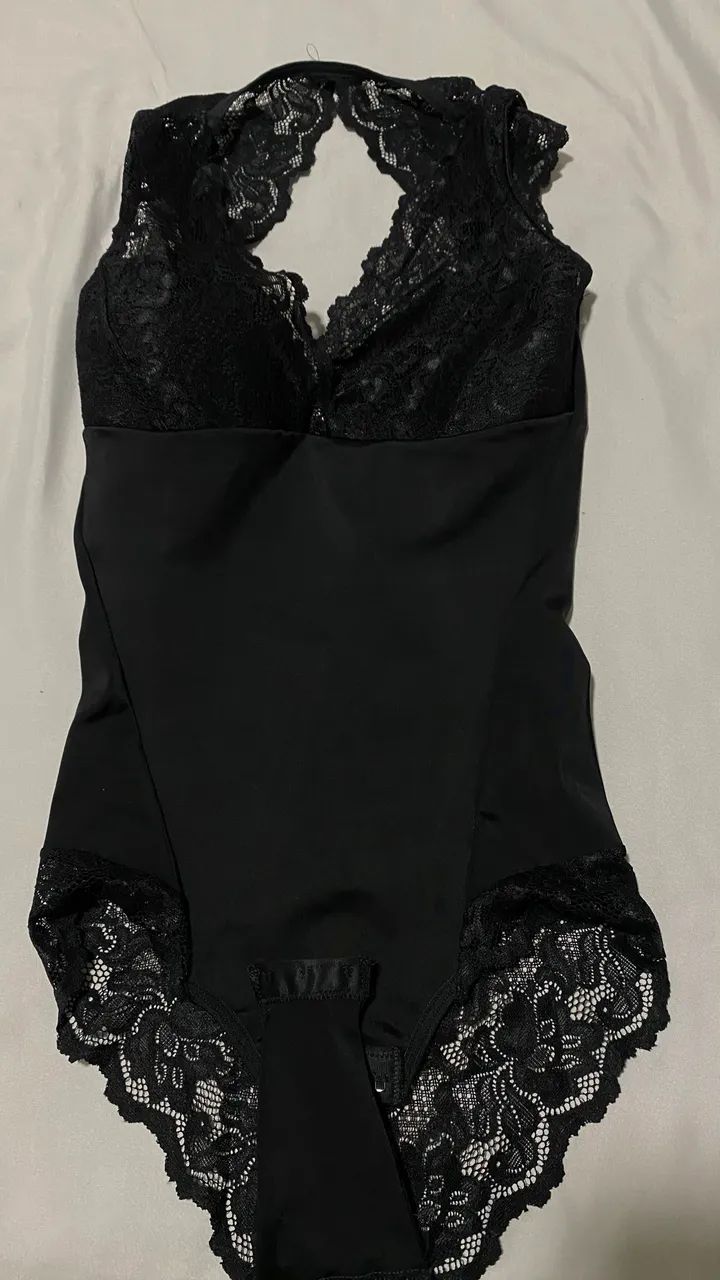 Body com renda da Demillus TAM P - Foto 5