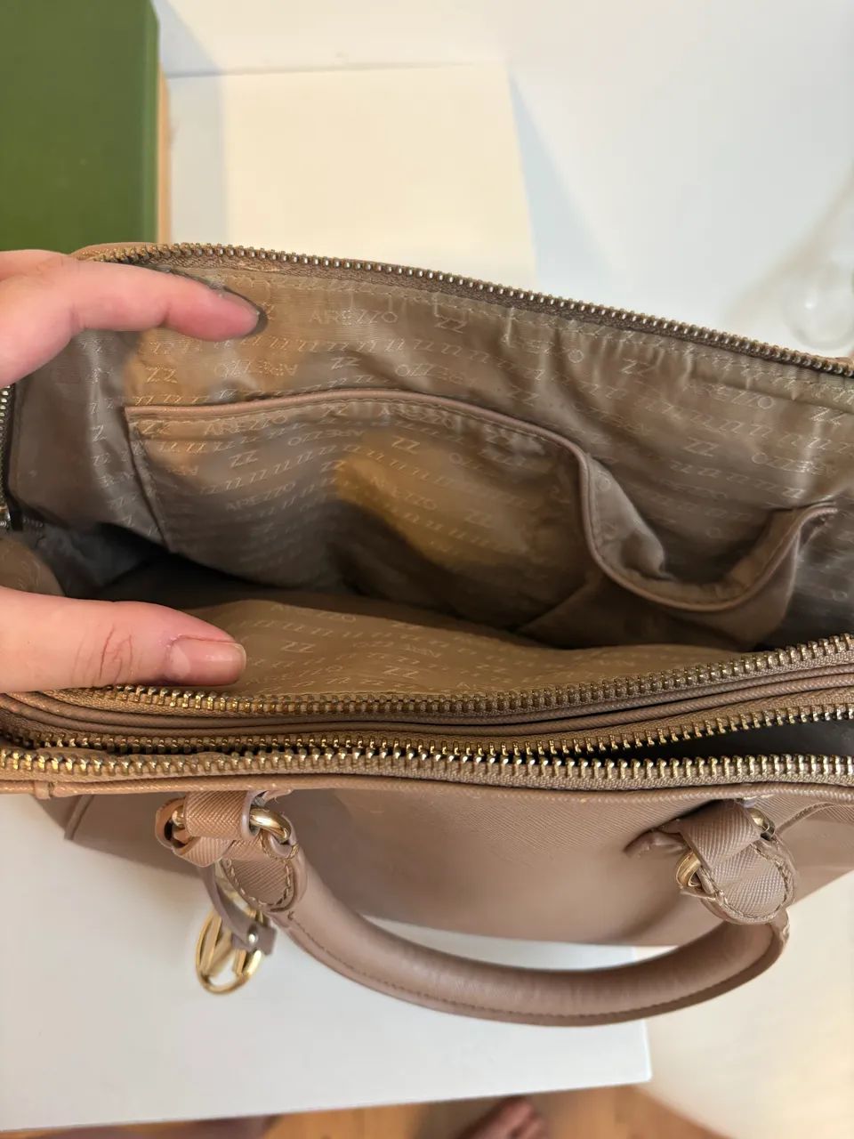 Bolsa de couro - Arezzo  - Foto 3