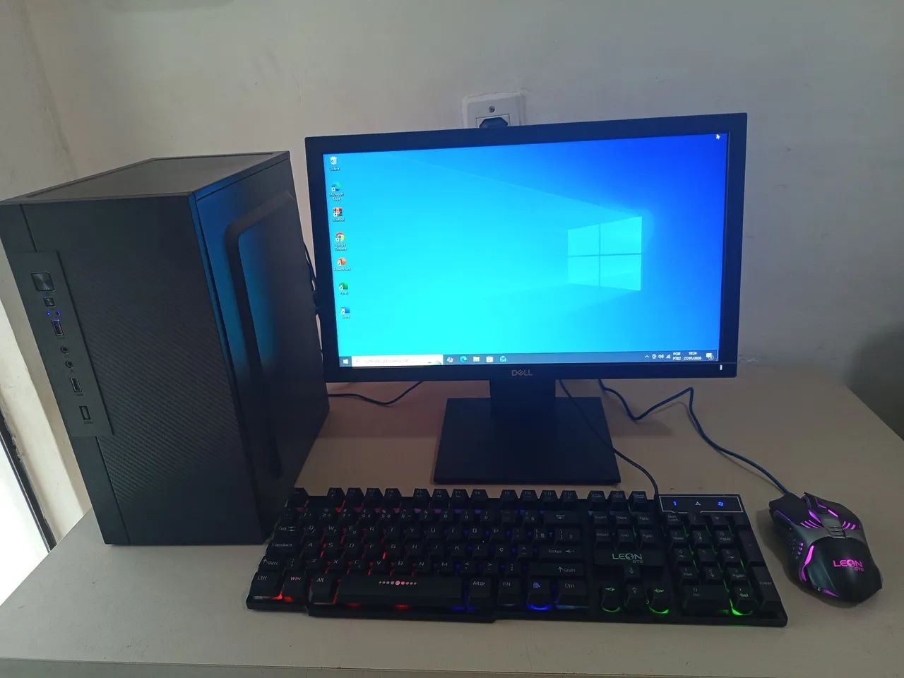 computador core i5-7400 8GB RAM SSD tela 20 polegadas 