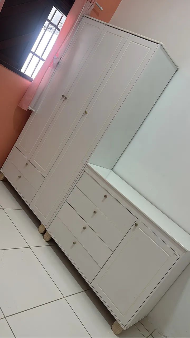 Guarda roupa e cômoda infantil  - Foto 4