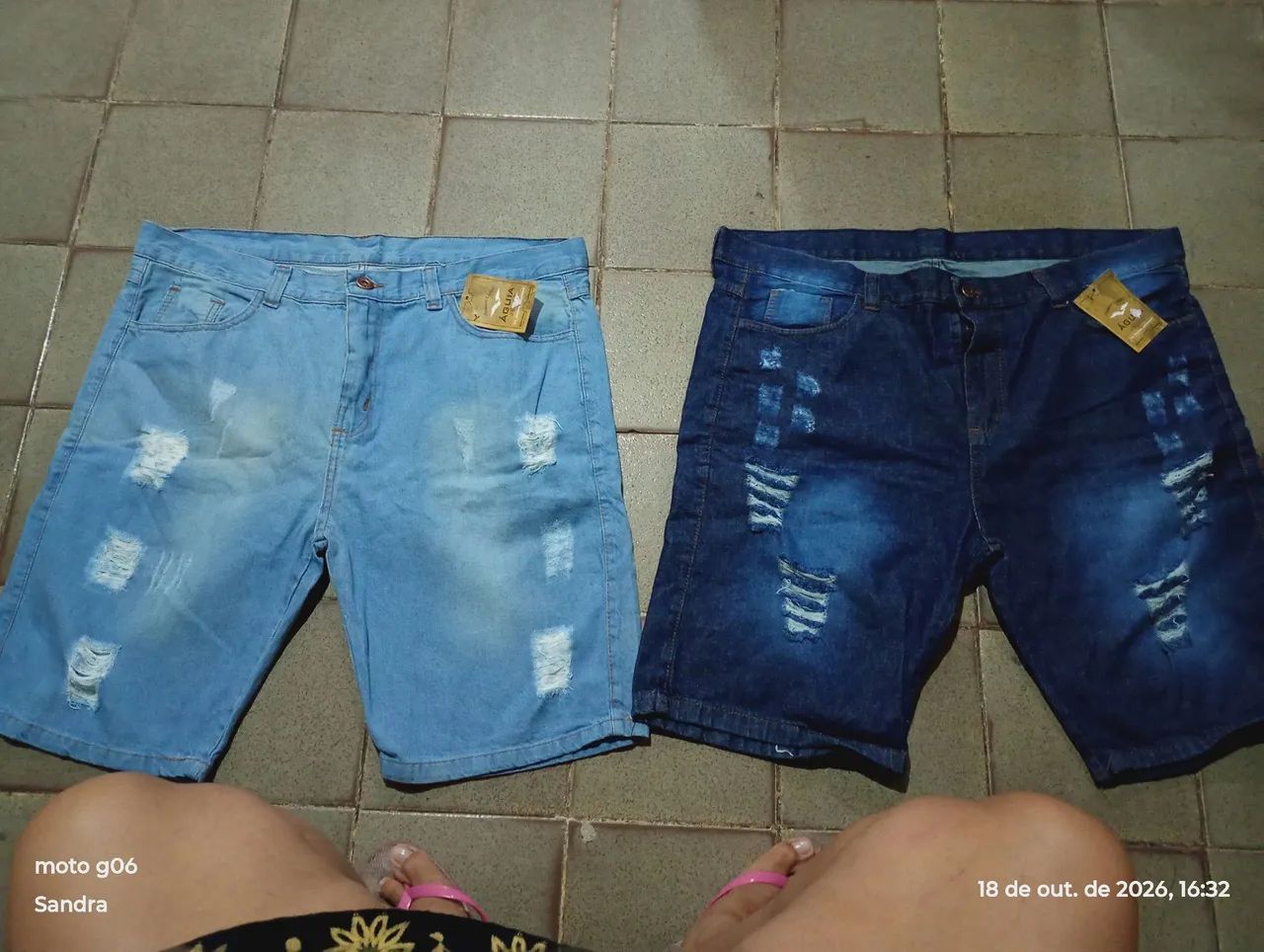 Bermudas jeans 