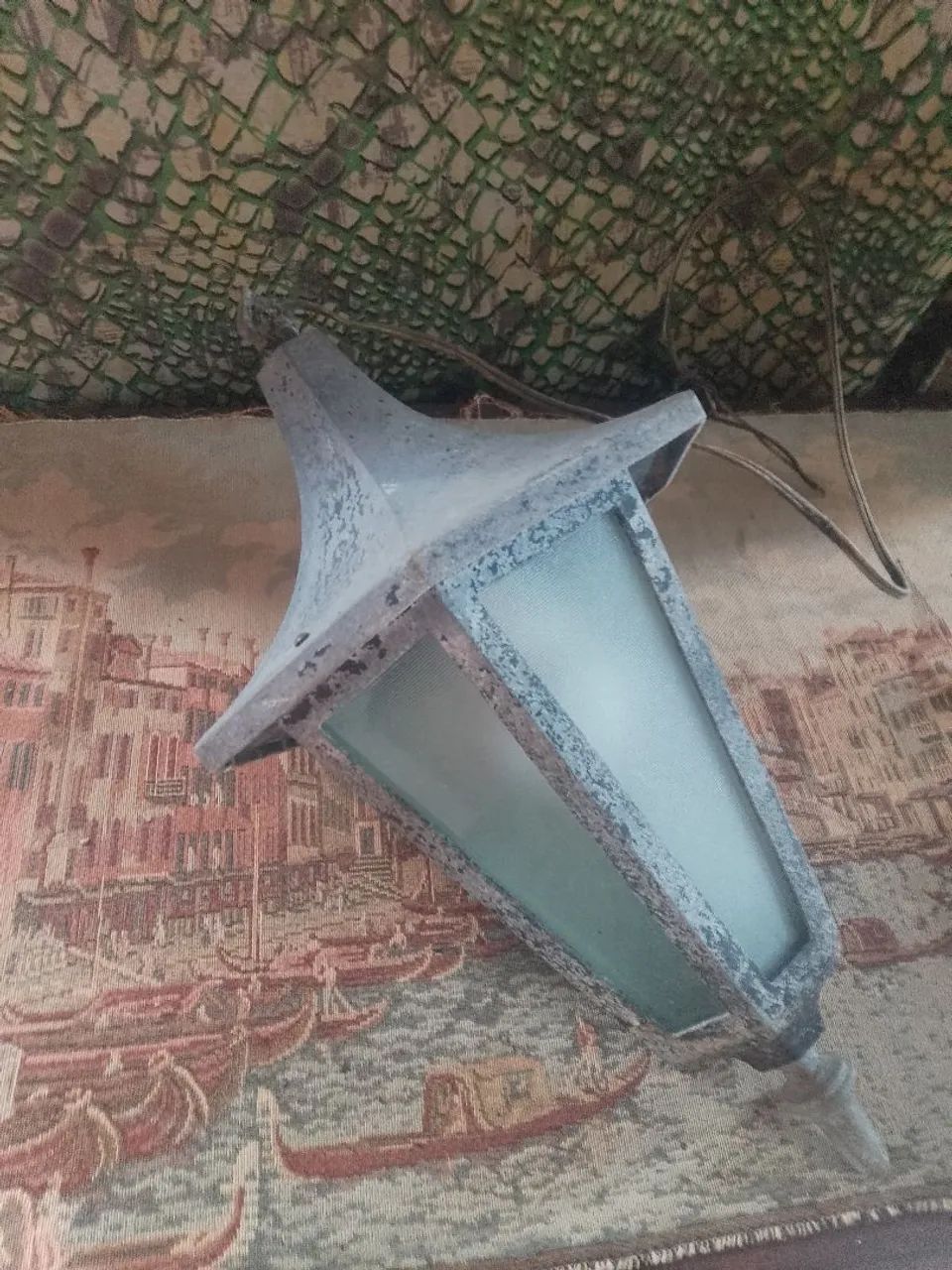 Lustre antigo medieval  - Foto 5