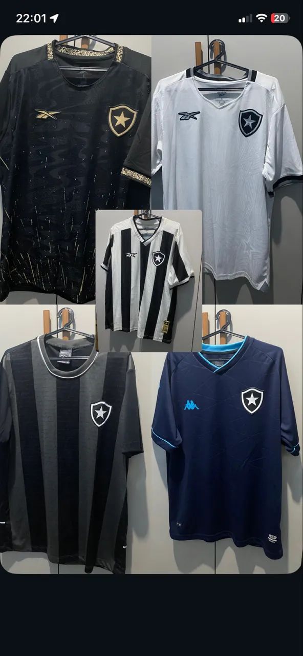 Camisas do Botafogo 