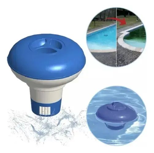 Flutuador Químico Pastilhas Cloro Azul - Foto 2