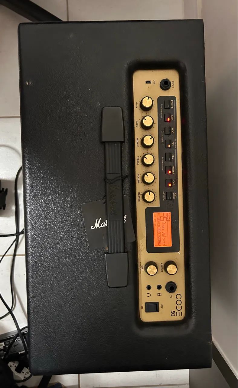 Amplificador Marshall Code 50 (220v) - Foto 2