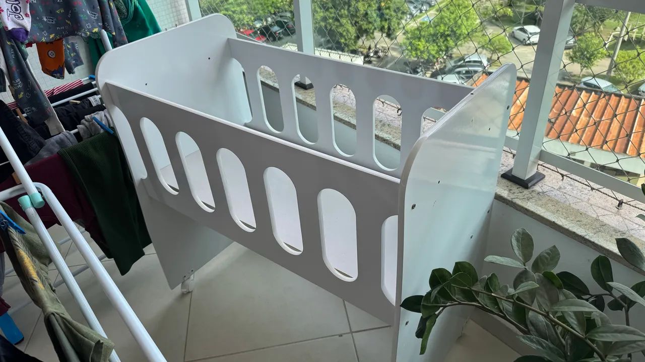 Mini Berço Branco  - Foto 2