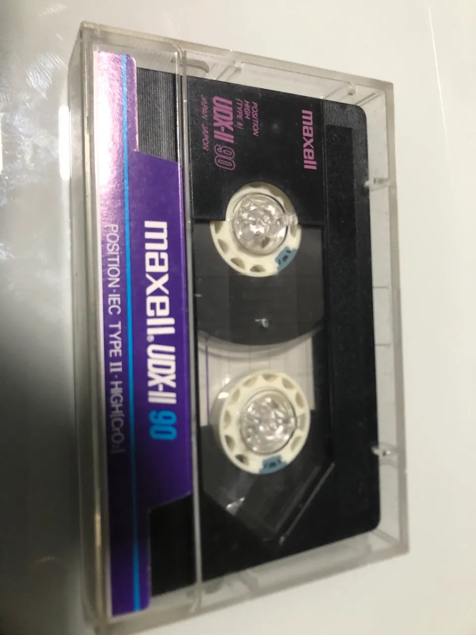 Fita k7 cassete Maxell Chrome