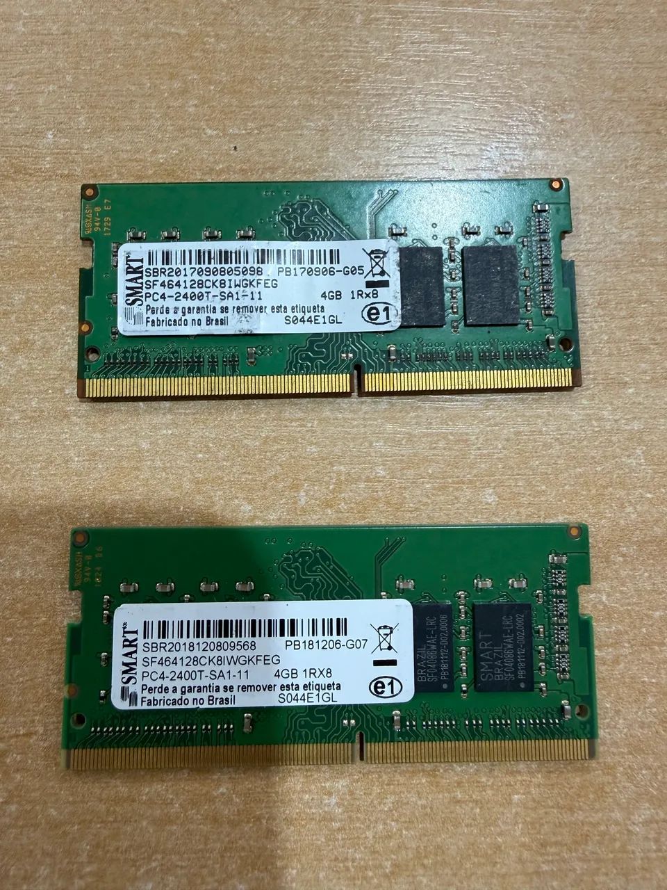 Memória notebook DDR4 2x4 8gb 2400mhz