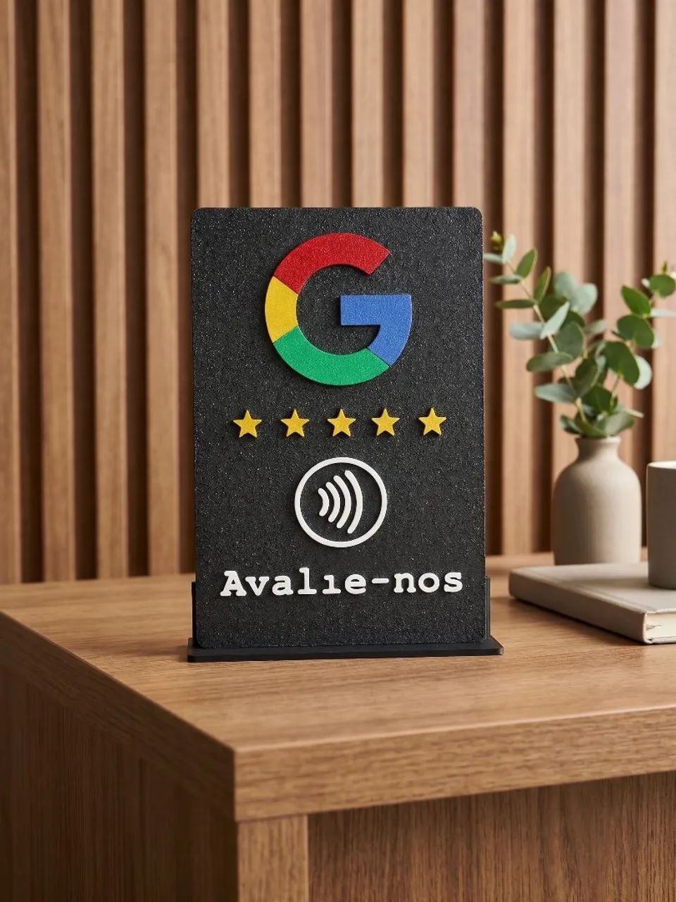 Placa avaliação Google por aproximação - Foto 3