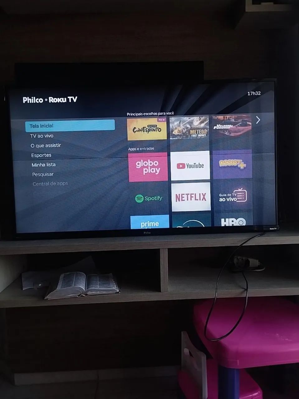 TV para retirada de peças 