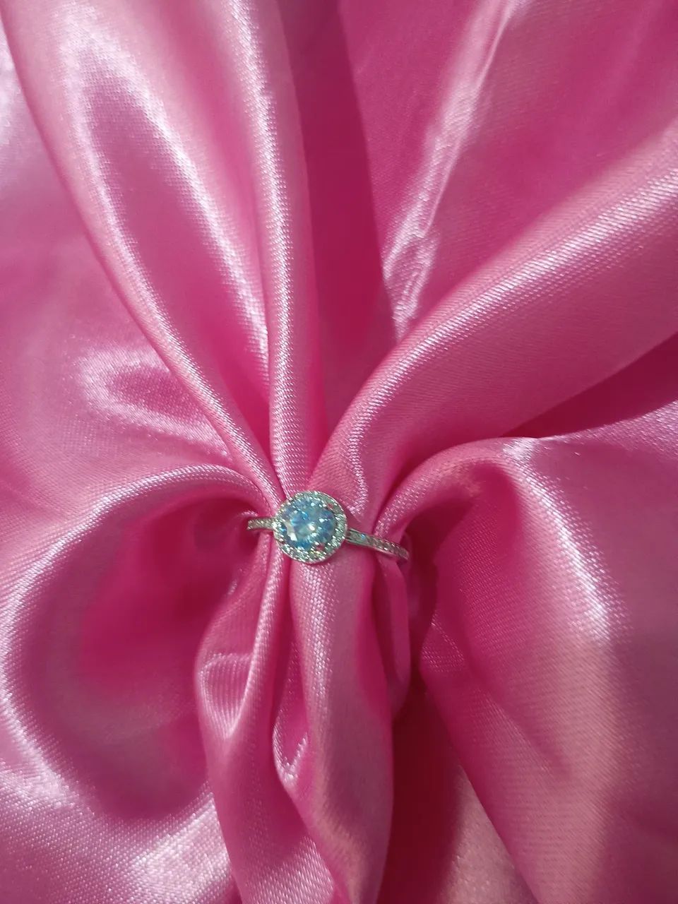 Conjunto Moissanite colorido Azul - Foto 3