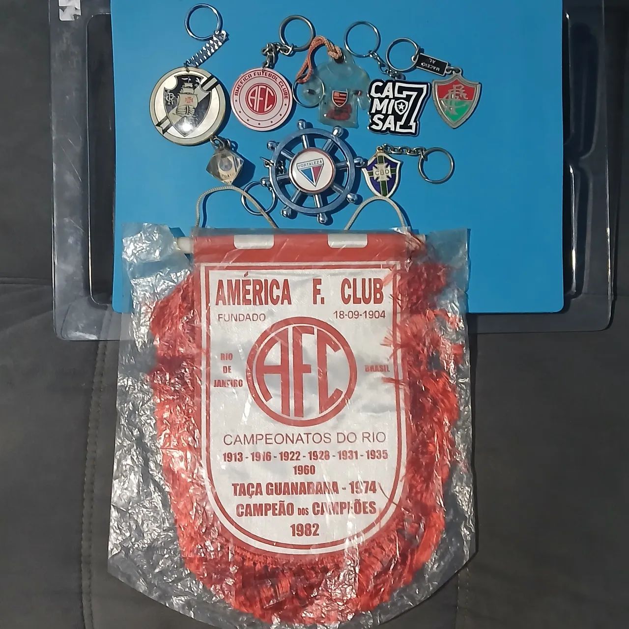 Kit Memorabília vintage de futebol 