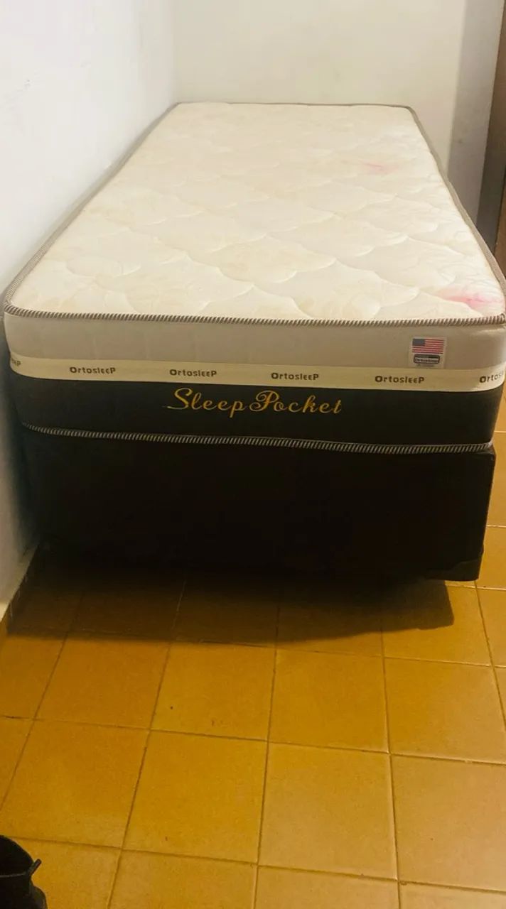 Cama box solteiro 
