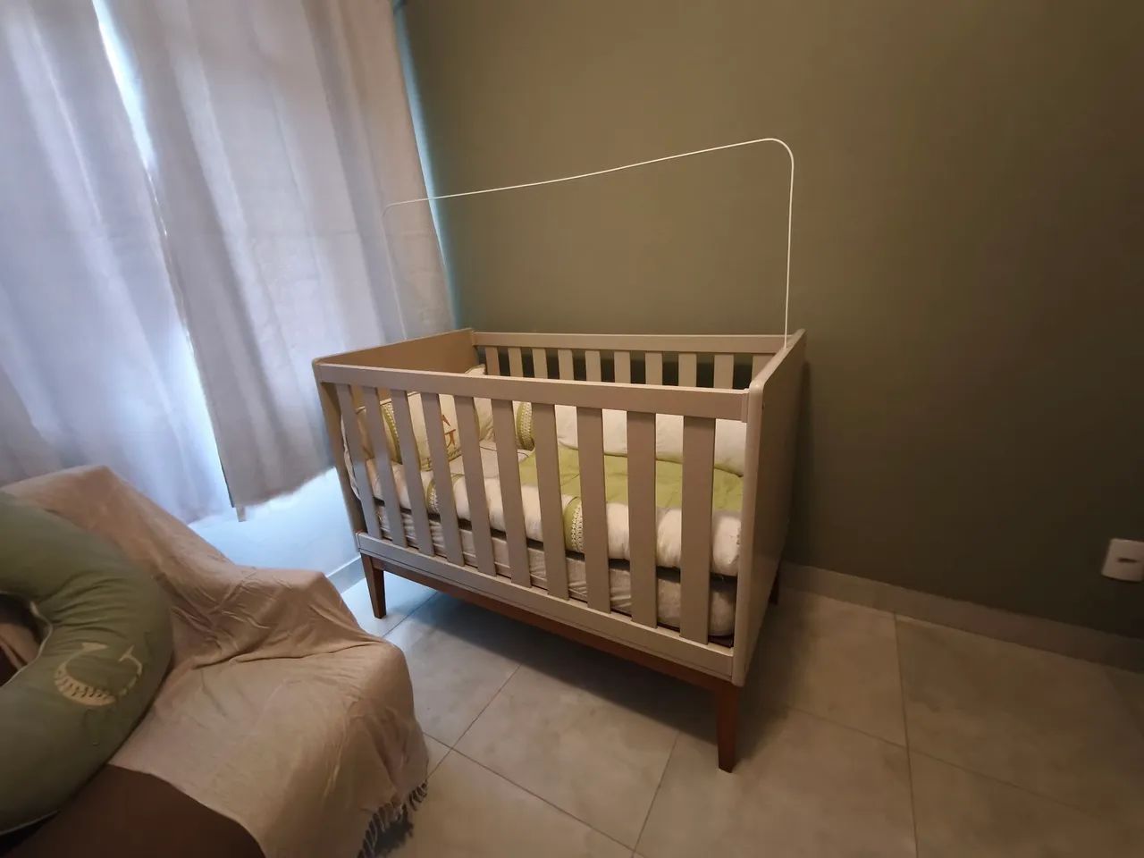 Vendo lindo Berço com colchão Ortobom.  - Foto 3