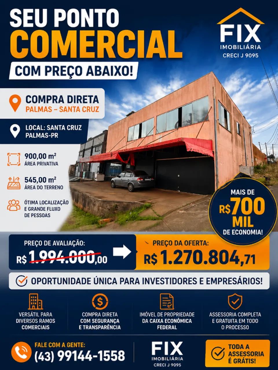 ? SEU PONTO COMERCIAL COM PREÇO ABAIXO!