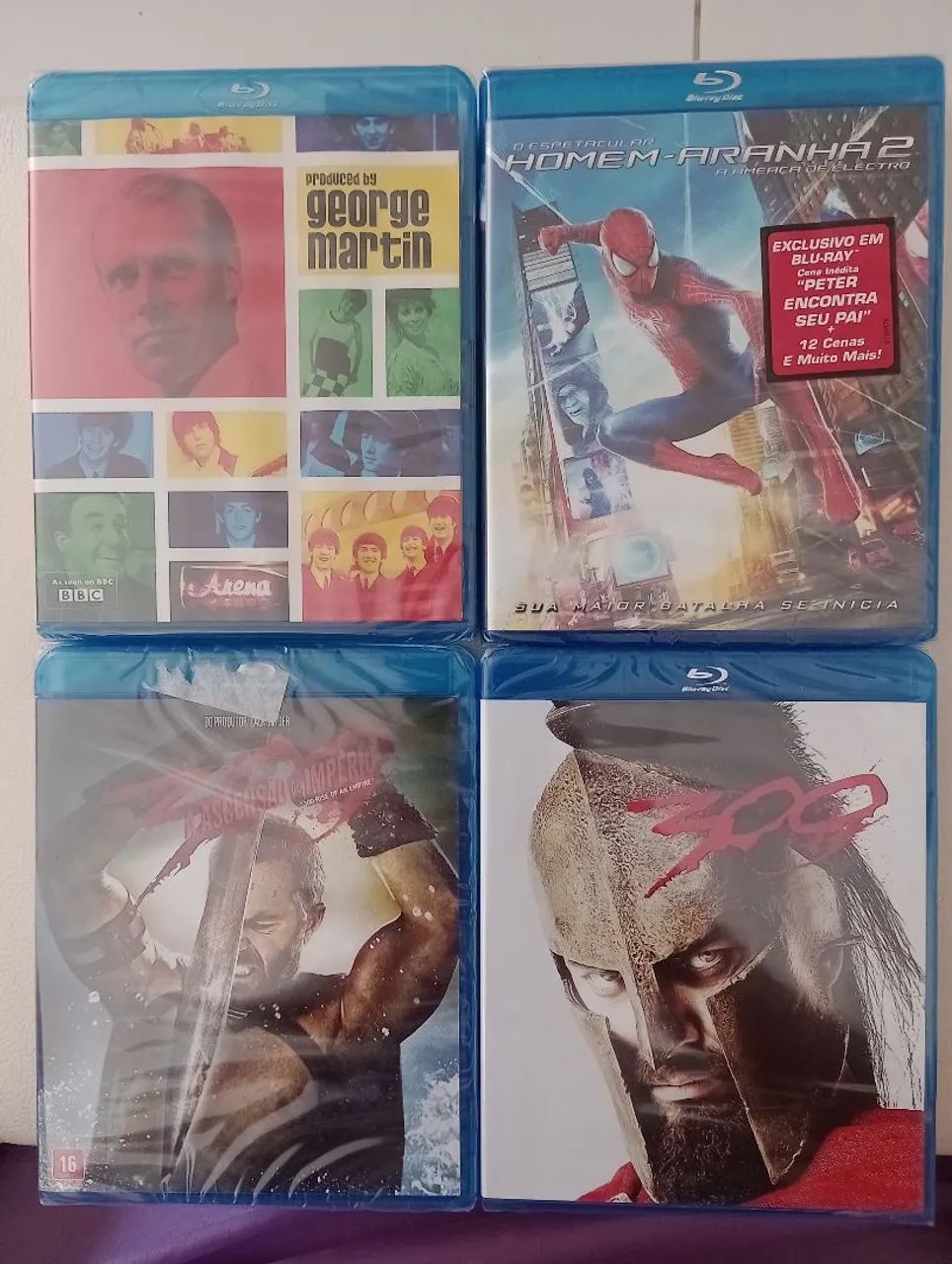 4 BLU RAY - FILMES (NOVOS/LACRADOS)