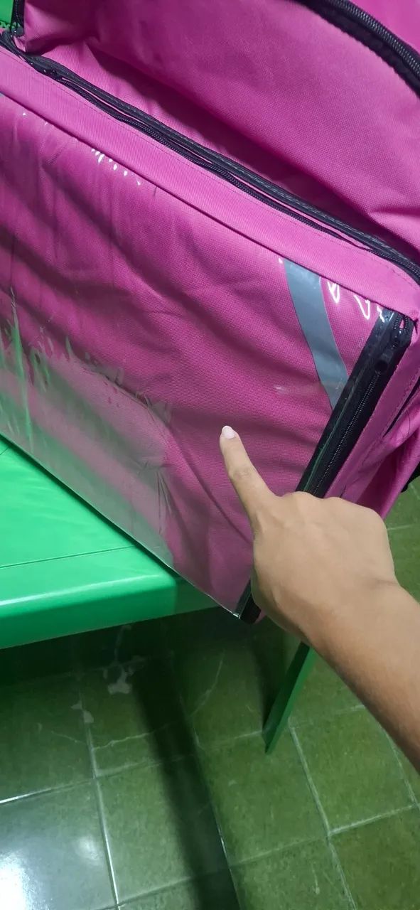 Bag termica NOVA para entregas (pink) - Foto 3