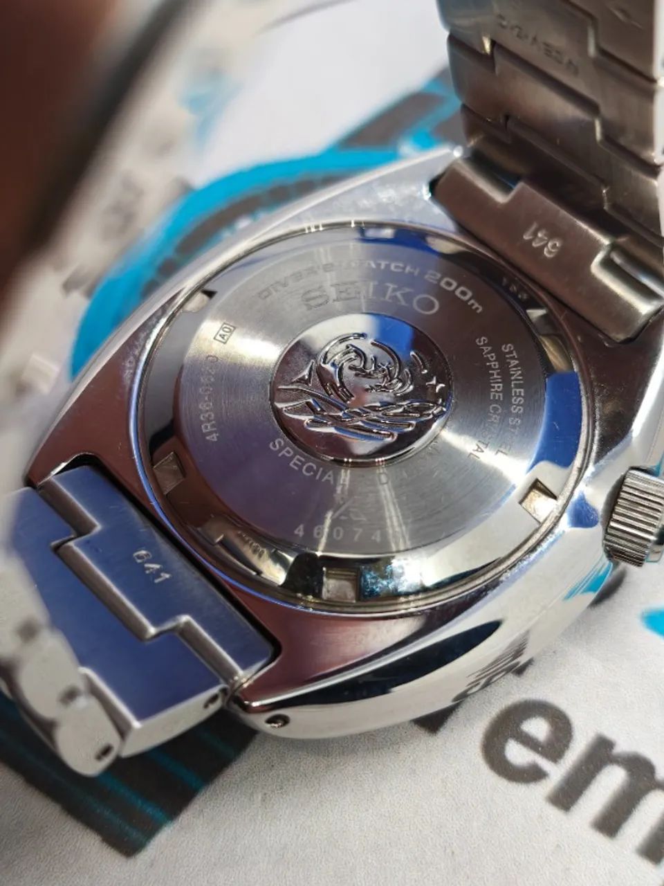 RELOGIO SEIKO TURTLE GREAT BLUE  - Foto 4