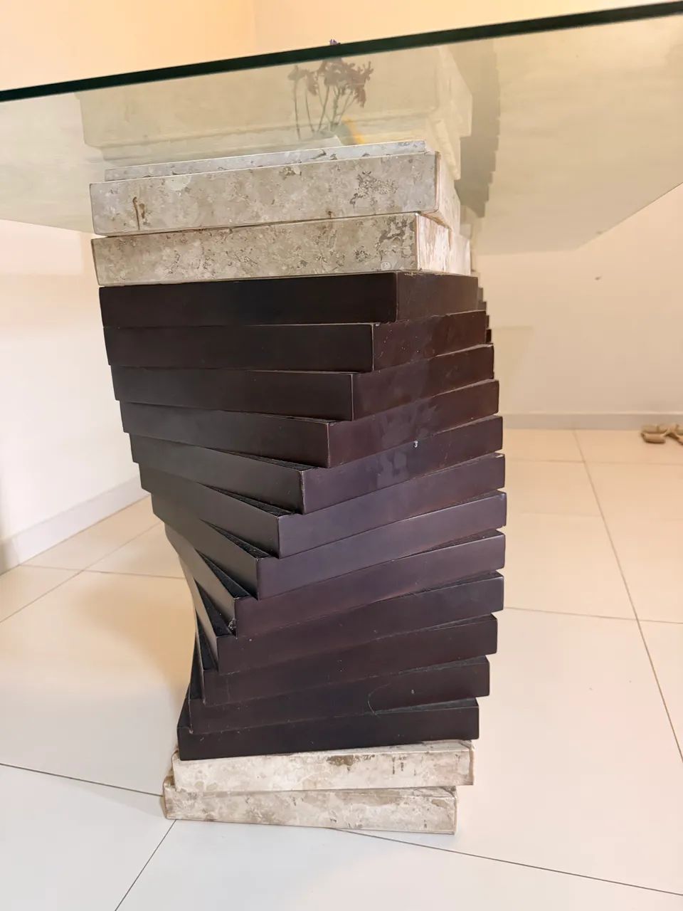 Mesa grande de vidro  - Foto 4