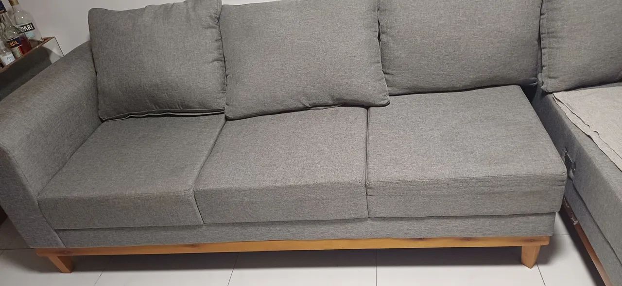 Vende-se sofa de ninho de 4 lugares novo - Foto 3
