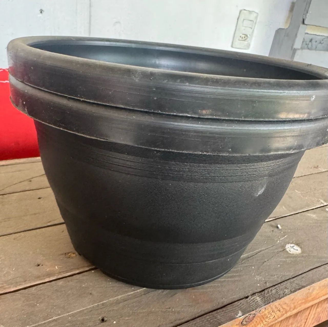 Vendo vaso de plástico 