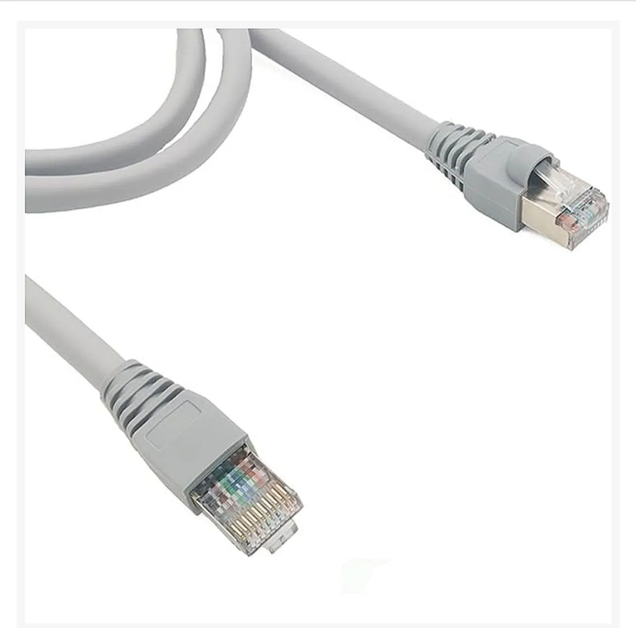 Cabo de Rede de 15 Metros Cat 6 para CFTV e Rede, Até 1000Mbps, Cinza - It-Blue - Foto 2