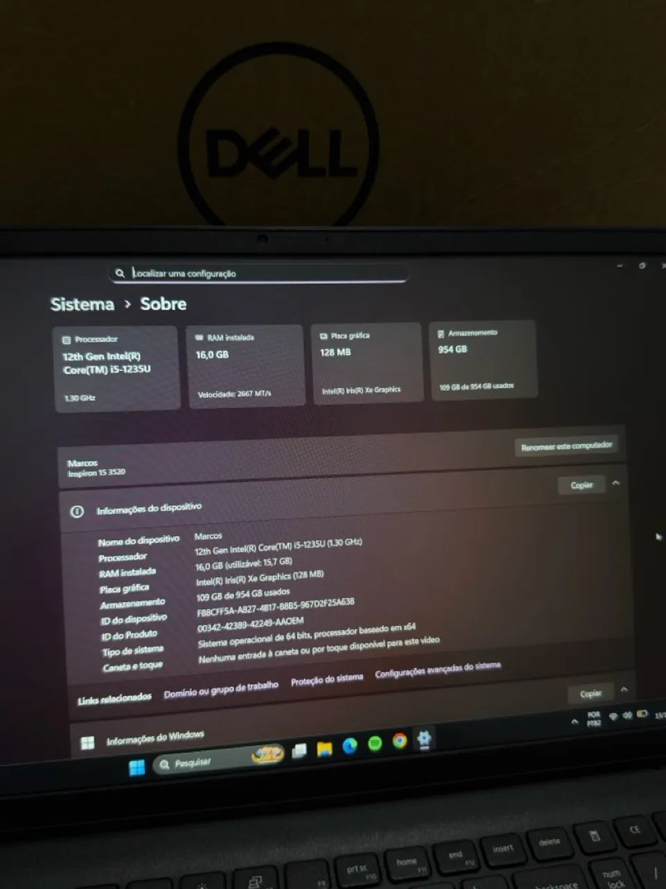 Notebook Dell Inspiron 15 - Foto 5