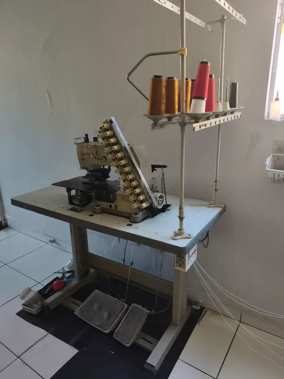 Máquina industrial de passar lastex  - Foto 3