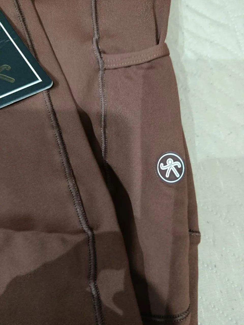 Calça legging Marca Sarados G Marrom,nova - Foto 4