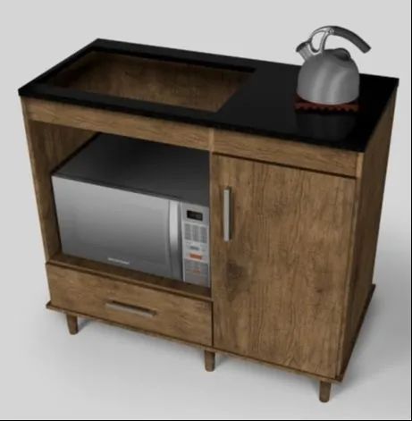 Balcão Atlântico 105 para Cooktop 5 Bocas 